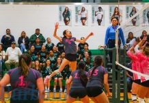 Providence Girls Volleyball Earns Four-Set Victory