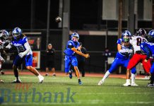 Burbank Football Victorious Versus Lancaster In CIF First-Round Game