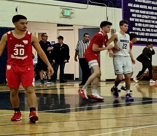 Burroughs Boys Basketball Earns 61-56 Win Over Host Hoover