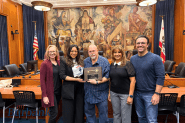 Ross Benson Surprised With Key to the City for Five Decades of Service to Burbank