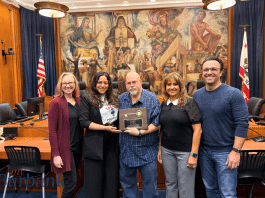 Ross Benson Surprised With Key to the City for Five Decades of Service to Burbank