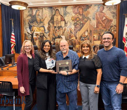 Ross Benson Surprised With Key to the City for Five Decades of Service to Burbank