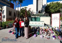 Bike Angels Once Again Bring Holiday Cheer to Burbank Youth