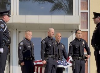 Hundreds Gather in Burbank to Honor the Life and Sacrifice of Police K9 Spike