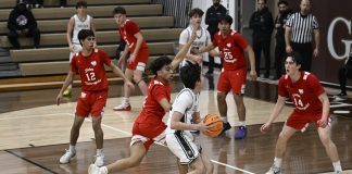Burroughs Boys Basketball Roughed Up by St. Francis