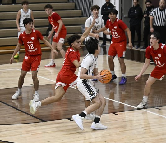 Burroughs Boys Basketball Roughed Up by St. Francis