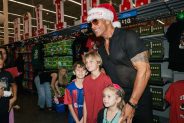 Dwayne “The Rock” Johnson Surprises YMCA Families with Gifts at Walmart Burbank