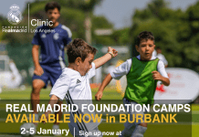City of Burbank Announces Real Madrid Foundation Winter Soccer Camp for Youth Ages 6–16