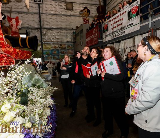 Burbank’s Entry into This Years 137th Rose Parade Gets Final Judging and off to Pasadena