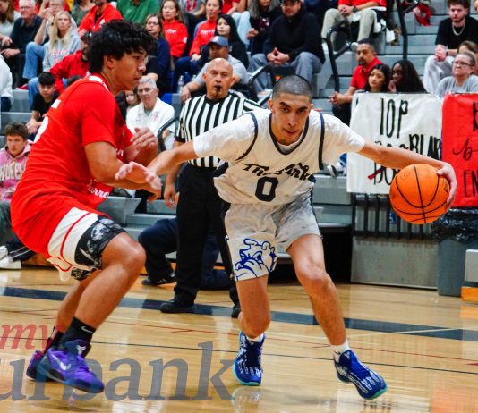 Burbank Boys Hoops Downs Burroughs 69-50