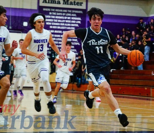Burbank Boys Hoops Handles Host Hoover