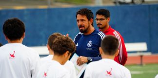 Real Madrid Foundation Holds Camp at Burbank High