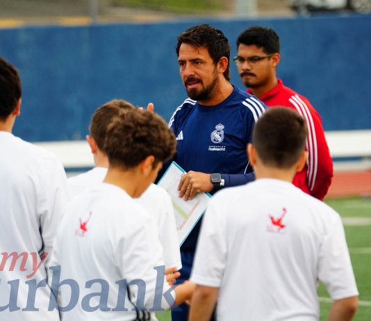 Real Madrid Foundation Holds Camp at Burbank High