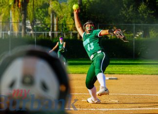 Providence Softball Shuts Out Burbank 1-0