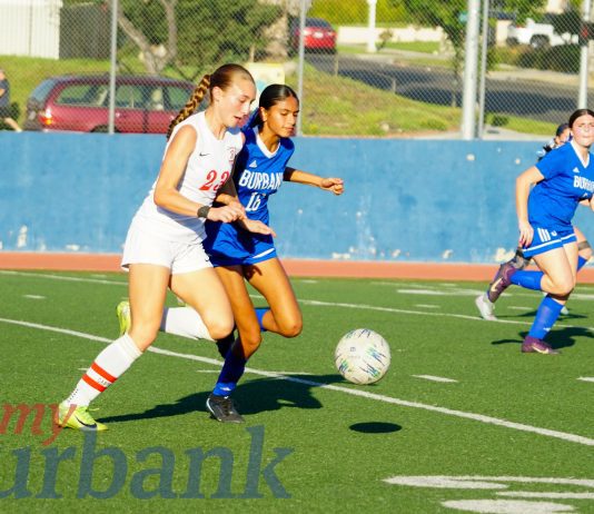 Burroughs Girls Soccer Turns It Up Late in Win Over Burbank