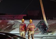 Traffic Accident Leaves Car In Parecarious Position During Daring Rescue