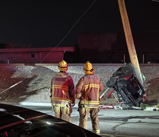 Traffic Accident Leaves Car In Parecarious Position During Daring Rescue