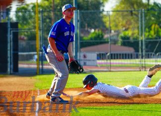 Burbank Baseball Ties Hoover 2-2