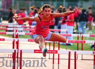 Crescenta Valley, Glendale, Burroughs Run Tri-Meet at Memorial Field