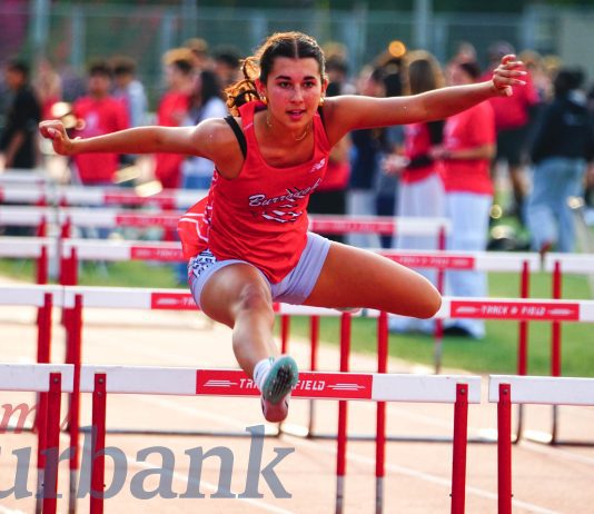 Crescenta Valley, Glendale, Burroughs Run Tri-Meet at Memorial Field