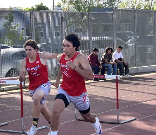 Burroughs Track Earns Sweep Over Burbank