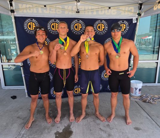 Burroughs Relay Team Wins CIF Title