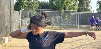 Burbank Throwing Itself Into Postseason Track and Field