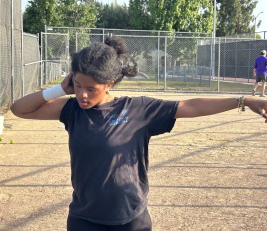 Burbank Throwing Itself Into Postseason Track and Field