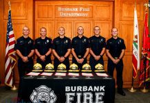 Burbank Fire Department Welcomes Six New Firefighters