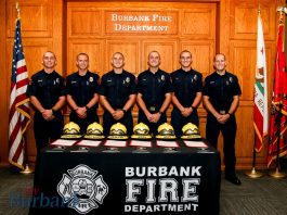Burbank Fire Department Welcomes Six New Firefighters