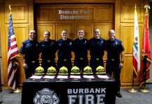 Burbank Fire Department Welcomes Six New Firefighters