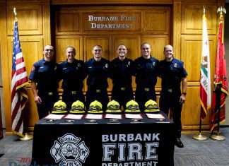 Burbank Fire Department Welcomes Six New Firefighters