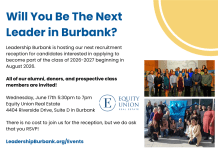 Leadership Burbank to Hold Mixer for Future Class