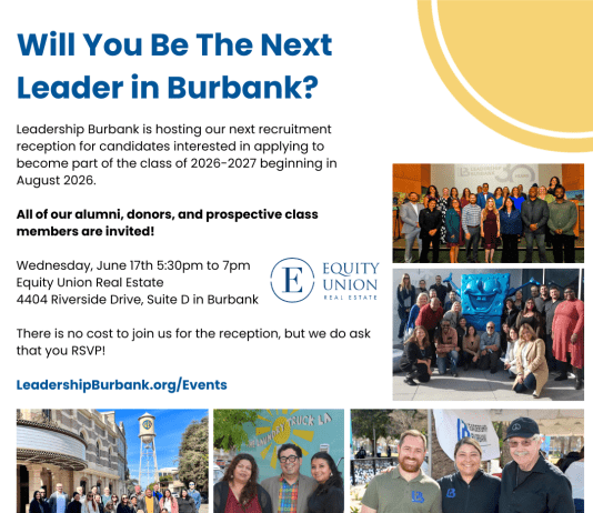 Leadership Burbank to Hold Mixer for Future Class