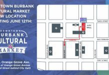 Downtown Burbank Cultural Market NEW Location behind City Hall