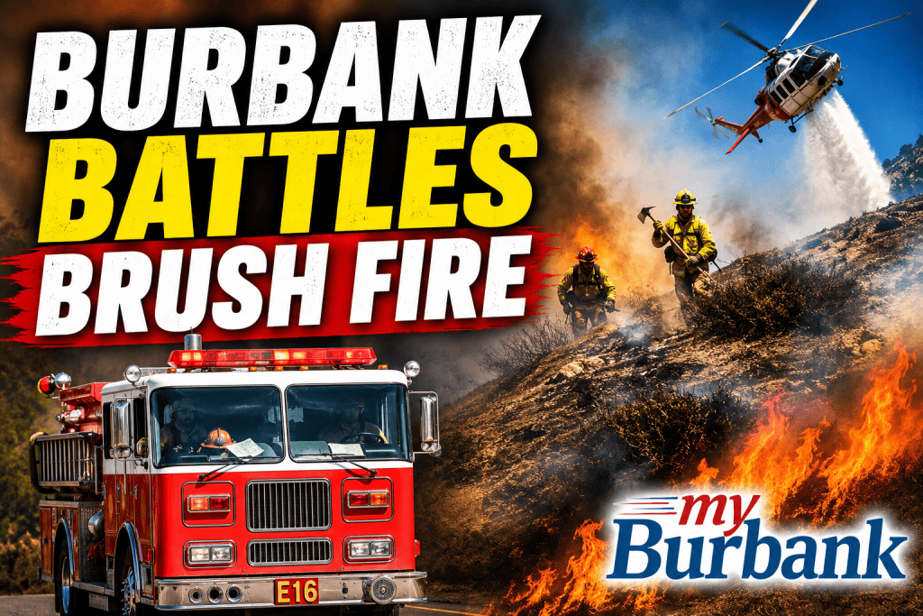 New Video: Helicopters Battle Burbank's Wildwood Canyon Fire
