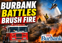 New Video: Helicopters Battle Burbank’s Wildwood Canyon Fire