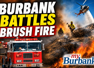 New Video: Helicopters Battle Burbank’s Wildwood Canyon Fire