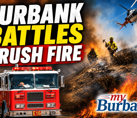 New Video: Helicopters Battle Burbank’s Wildwood Canyon Fire