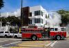 Burbank Fire Makes Quick Knockdown Of Fire At Construction Site.