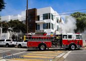 Burbank Fire Makes Quick Knockdown Of Fire At Construction Site.