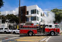 Burbank Fire Makes Quick Knockdown Of Fire At Construction Site.