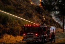 Quick-Moving Brush Fire Consumes 40 Acres Above DeBell Golf Course