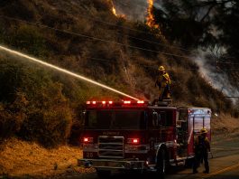 Quick-Moving Brush Fire Consumes 40 Acres Above DeBell Golf Course