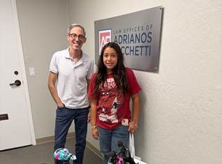 The best part of giving kids free bikes: Delivery day
