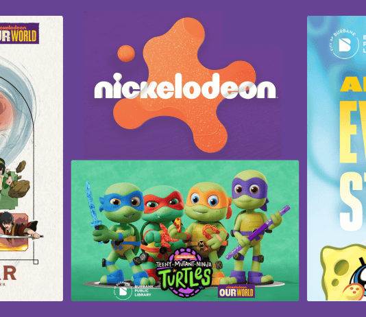 Burbank Public Library Unveils Exclusive Nickelodeon Library Card Designs for National Library Card Sign-Up Month