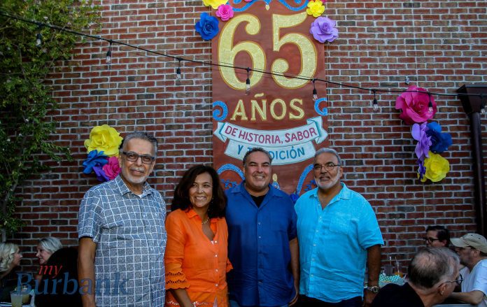 Barragan's 65th Anniversary with Family members welcoming guests. ( Photo by Ross A Benson)