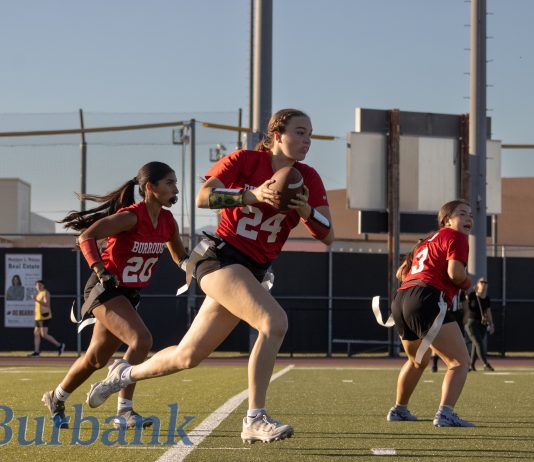 Burroughs Flag Football Registers Shutout Of Temple City 19-0