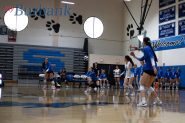 Burbank Girls Volleyball Victorious Over Visiting Glendale In Four Sets