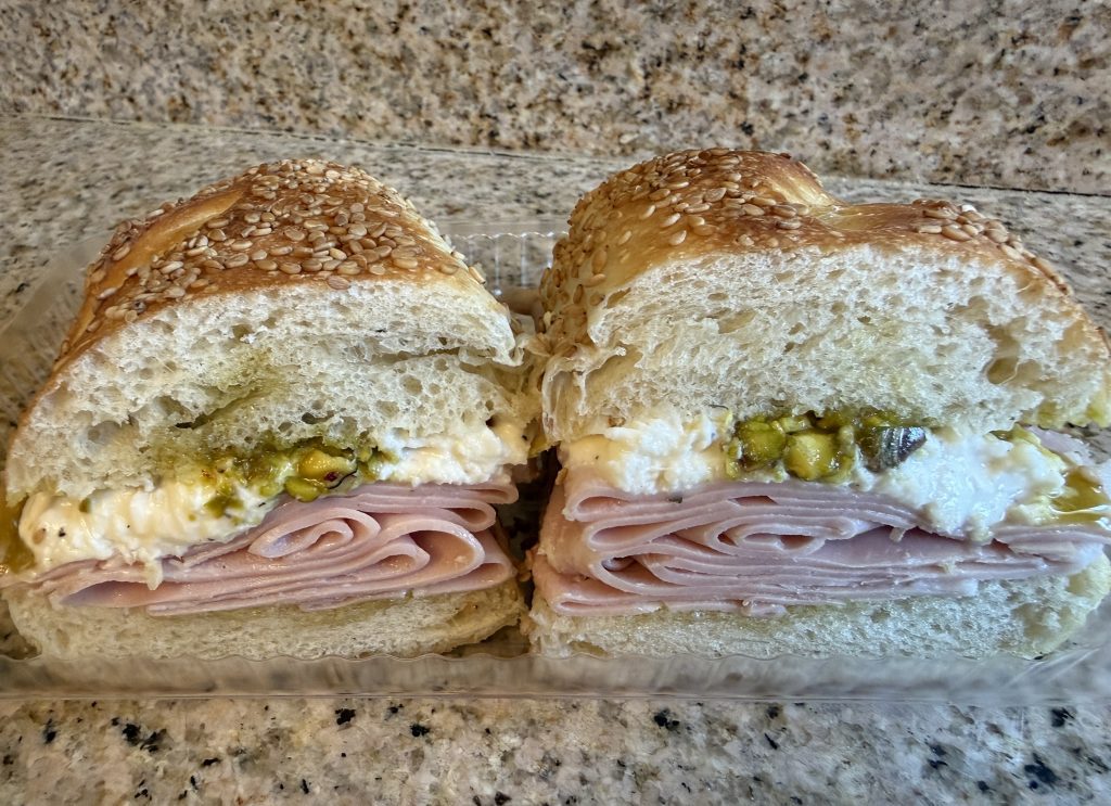 mortadella sandwich
